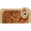 Genuine cow leather wallet CWLF9000 Beige