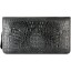 Genuine alligator leather wallet CZ001 Black
