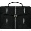 Genuine stingray leather briefcase DC08-1 Black