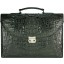 Genuine alligator leather briefcase DCM39-S Black