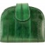Genuine eel leather wallet EEL-HMP1 Forrest Green