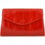 Genuine eel leather coin purse EEL-PC10 Red