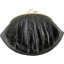Genuine eel leather coin wallet / purse EEL-PCG19 Black
