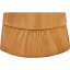 Genuine eel leather clutch bag EEL-RR01 Beige