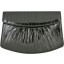 Genuine eel leather clutch bag EEL-RR01 Black