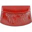 Genuine eel leather clutch bag EEL-RR01 Burgundy