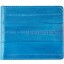 Genuine eel leather money clip EELMC01 Turquoise