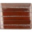 Genuine eel leather wallet EELMS107 Brown