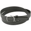 Genuine eel leather belt EELMS311 Black