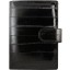 Genuine eel leather organizer holder EEL-DIARY01 Black
