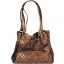Genuine alligator leather bag FCM103Z Brown