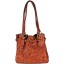 Genuine alligator leather bag FCM103Z Tan