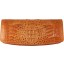 Genuine alligator leather clutch bag FCM186 Tan