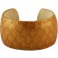 Genuine fish leather bracelet FISHBRAS36 Bronze