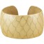 Genuine fish leather bracelet FISHBRAS36 Light Gold