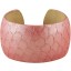 Genuine fish leather bracelet FISHBRAS36 Pink