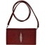 Genuine stingray leather bag FR09 Burgundy