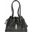 Genuine stingray leather bag FR96 Black