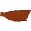Genuine fish skin FSK01-NL-BR Brown