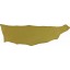 Genuine fish skin FSK03-GM-01 Golden Metallic