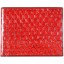 Genuine fish leather wallet FSW002 GL Red