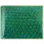 Genuine fish leather wallet FSW006 GL Green