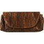 Genuine chicken / hen leather bag HBAG8824 Brown