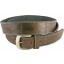 Genuine hen / chicken leather belt HBELT1-5 Brown