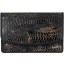 Genuine chicken / hen leather card holder HCC208 Antique Black