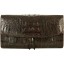 Genuine alligator leather bag HCM073TL Brown