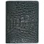 Genuine alligator leather wallet HKCM44 Black