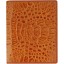 Genuine alligator leather wallet HKCM62B Tan