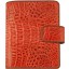 Genuine alligator leather wallet HKCM7-T23 Red