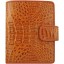 Genuine alligator leather wallet HKCM7-T23 Tan