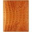 Genuine alligator leather wallet HKCM7T04 Tan