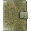Genuine alligator leather wallet HKCM7-T23 Natural