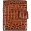 Genuine alligator leather wallet HKCM-B23 Brown