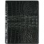 Genuine alligator leather wallet HKCM Black