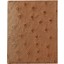 Genuine ostrich leather exclusive wallet HKOS99 Brown