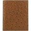 Genuine ostrich leather wallet HKOSC13 Brown