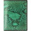 Genuine python leather wallet HKSN Green