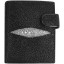 Genuine stingray leather wallet HKUK001 Black