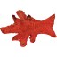 Genuine hen skin HSKIN02 Antique Red