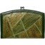 Genuine chicken / hen leather wallet HWAL001 Lemon Green