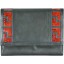 Genuine calf / chicken / hen leather wallet HWAL002 Black / Brown