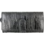 Genuine chicken / hen leather wallet HWAL350 Black