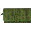 Genuine chicken / hen leather wallet HWAL350 Green