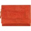 Genuine chicken / hen leather wallet HWAL387 Red