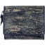 Genuine chicken / hen leather wallet HWAL388 Antique Black