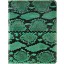 Genuine python snake leather iPad 2 case IPAD2-PT38 Green